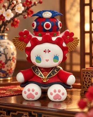 Emma Secret Forest Cat Bride Vinyl Figure Wedding Party MJ 4” Toy